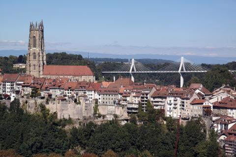 Vue de Fribourg